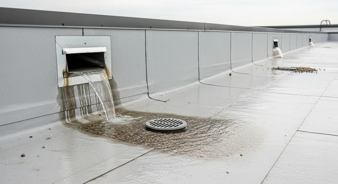 The Science Behind Flat Roofing Drainage & Ponding Water Prevention