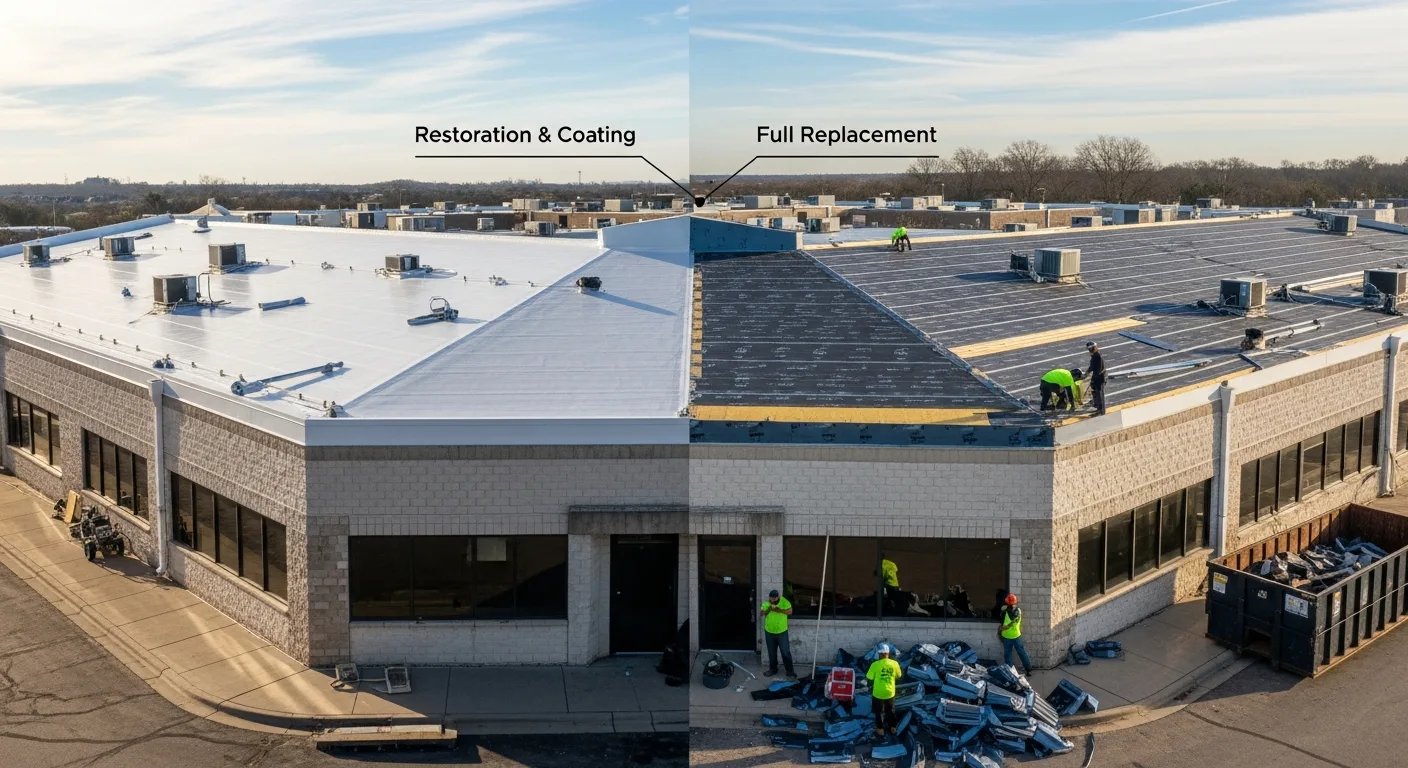 Commercial Roof Recovery vs Replacement: Making the Right Decision for Your Texas Panhandle Business
