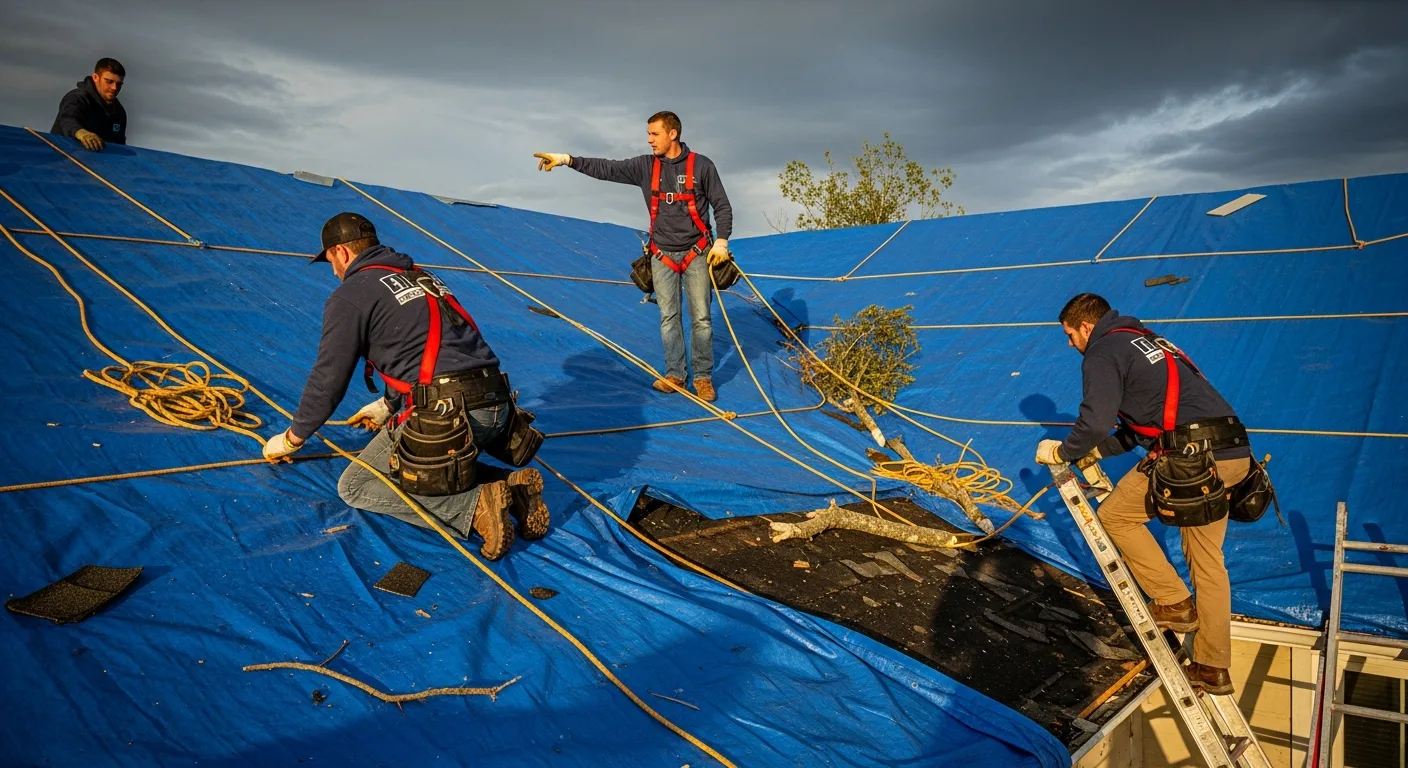 What to Do in the First 24 Hours After Roof Storm Damage