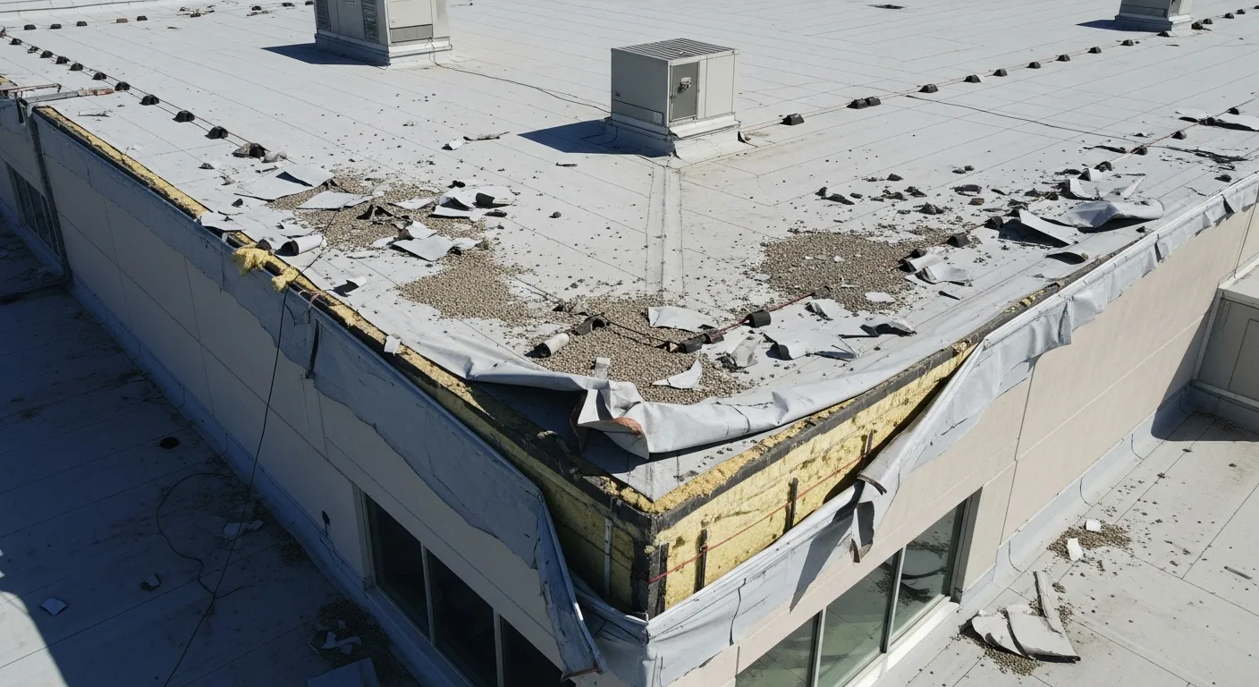Wind Uplift Failures: Why Flat Roofs Are at Higher Risk in Texas